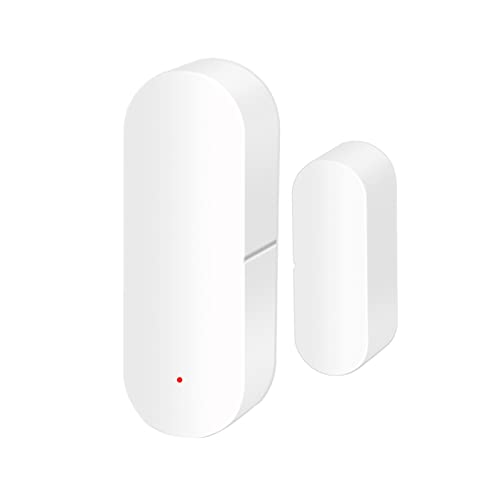 ERYUE Système de sécurité Domestique, Capteur de Porte/fenêtre Intelligent, Alarme pour Garage, Bureau, Capteur D'entrée Magnétique Wifi avec Notifications Push pour Dortoir, Magasin, Large