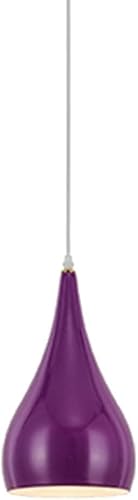 SYAXVOM Macaron Pendant Light Simple Single E27 Lamp Decoration Chandelier Industrial Metal Chandeliers,Chandelier