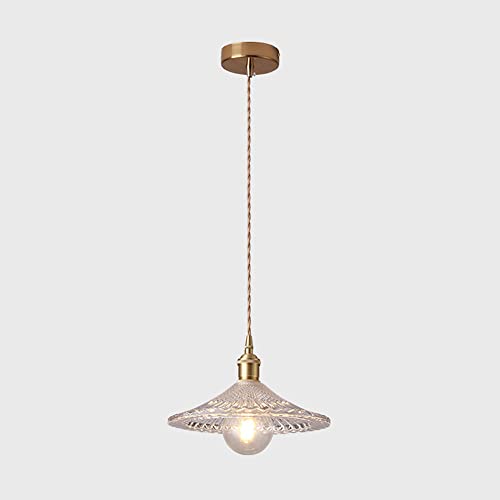 Cuisine chevet café lampes suspendues en dôme de verre et cuivre