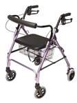 GF Health Lumex Walkabout Lite RJ4300L Four-Wheel Rollator, 1 Count