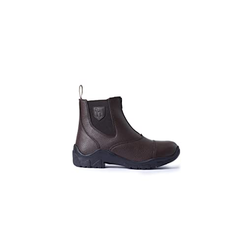 Bottines jodhpurs d'hiver marron taille 43 pour cavalier en écurie froide