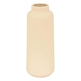 Dimensions : D. 12 x H. 30 cm Atmosphera Créateur d\'intérieur - Vase en Dolomite Rily 30cm Beige