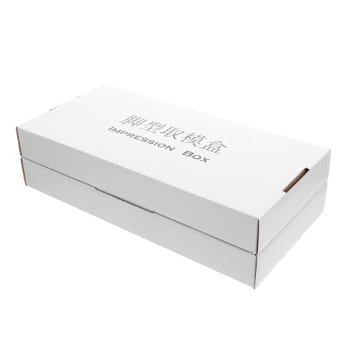 Kit de moulage de pied en mousse (2 pièces) pour création d'empreinte et fabrication de chaussure