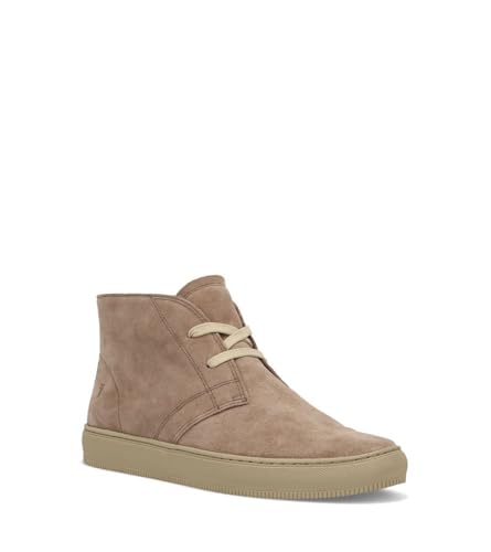 Frye Botas Chukka Astor Midlace para hombre hechas de cuero italiano de primera calidad con suela de goma, encaje clásico a los dedos, lengüeta y cuello acolchados para mayor comodidad, Diseño de