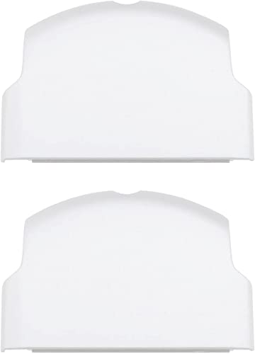 Image of 2 x Battery Back Door Cover Case for PSP 2000 2001 3000 3001 Portable Repair Parts (White)
