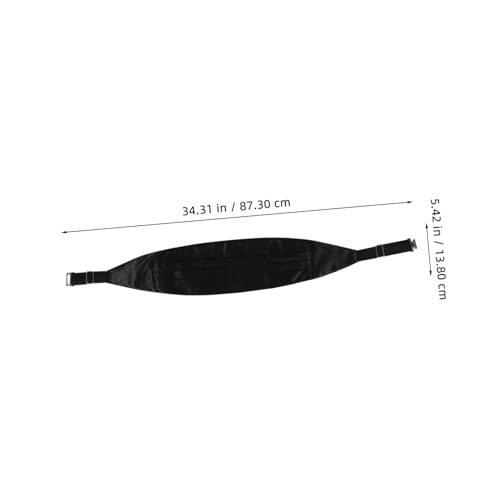 VALICLUD Men's Satin Cummerbund Bow Tie Formal Tuxedo Accessories for Weddings Black Tuxedo Tie Luxury Belt for Men2