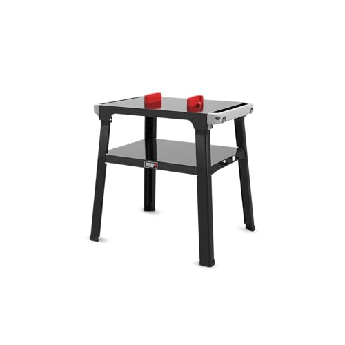 Support stable Weber Lumin noir pour surélever votre barbecue de table