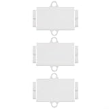 T-Type Terminal Block Quick Wire Connector, 1000V 100A Cable Splitter with Brass Copper Conductor and for Flame Retardant ABS, White