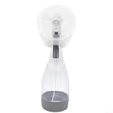 Ventilatore nebulizzatore portatile silenzioso da 36 dB con impugnatura ergonomica per un uso prolungato in spiaggia, parco, pendolari o spazi interni (bianco)