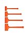 New 1, 2, 3, 4 LB Dead Blow Hammer 4 pieces. set.