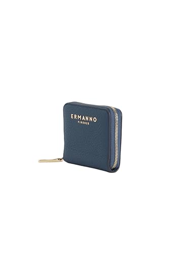 Portefeuille ERMANNO FIRENZE Small Zip Wallet EBA SS26 bleu