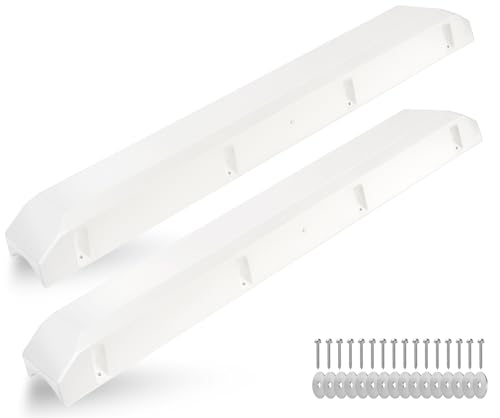 Boat Dock Bumpers for Edge,Piling Post Fender Dock Bumpers for Piling/Post/Pole/Pylon,Dock Fenders Bumpers Marina Bumper for Docking Boat,Straight Edge,Vertical Poles,Horizontal Deck,Marine-Grade,48”