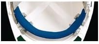 Replacement Brow Pad for Omega II Hard Hats, Blue Cushioned Pad (Lot 12)