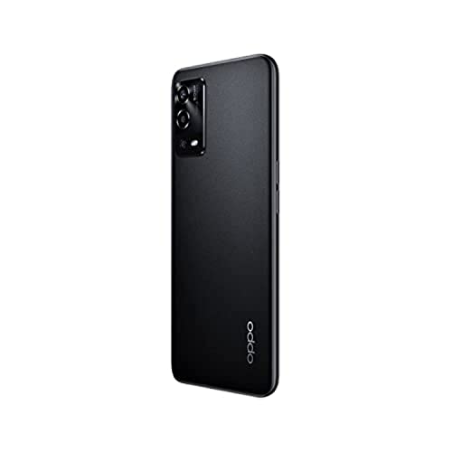 Oppo A55 Dual Sim 6.51 Inches Smartphone 128GB 4GB RAM|Hd+ Punch Hole Display| 5000Mah Long Lasting Battery | Fingerprint And Face Recognition | 4G Lte Android Cell Phone, Starry Black, Cph2325