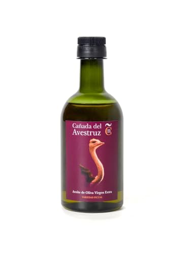 Cañada del Avestruz | Aceite de Oliva Virgen Extra de Jaén | Variedad Picual | Olive Oil Prensado en Frío | Ideal para consumo en crudo | Sabor Intenso y Afrutado | 500ml
