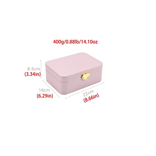 Boîte à cosmétiques bague boucle d'oreille avec compartiments de protection