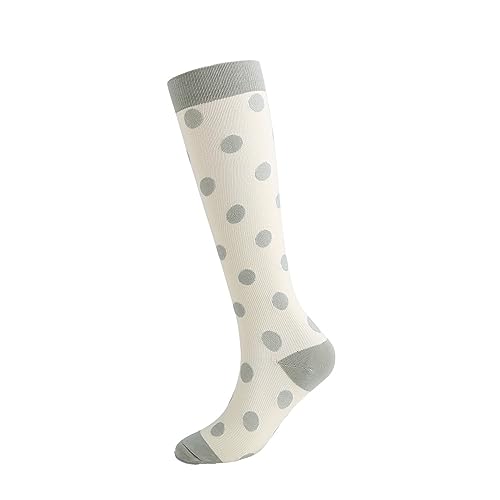 Generisch stützstrümpfe, Kompressionsstrümpfe Damen Bunt Lange Hochelastische Kompressionssocken Sommer Compression Socks Thrombosestrümpfe Für Laufen Sport Flug Reisen