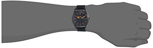 Seiko 5 Sports Military Flieger Automatic Cream Dial Stainless Steel Bracelet Mens Watch Srph21K1