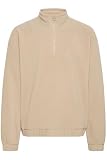 NORTH BEND NBCotus Sudadera de forro polar transpirable para hombre con cuello alto, Simply Taupe (1136), S