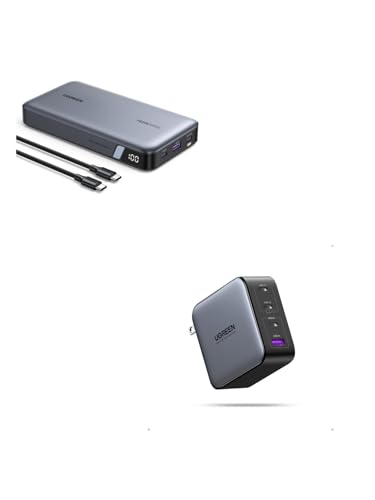 UGREEN Power Bank Bundle with 100W USB C Charger for MacBook Pro Air iPad Pro iPhone 15 Pro