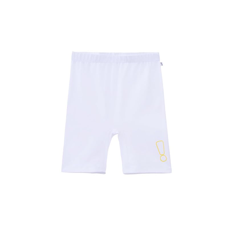 Image of YouGotPlanB Girl's Flower Face Purple & Blue Cycling Shorts | Slim fit | Cotton Blended | High Waist | Printed Above Knee Shorts | No-Mark Elastic | Breathable & Stretchy