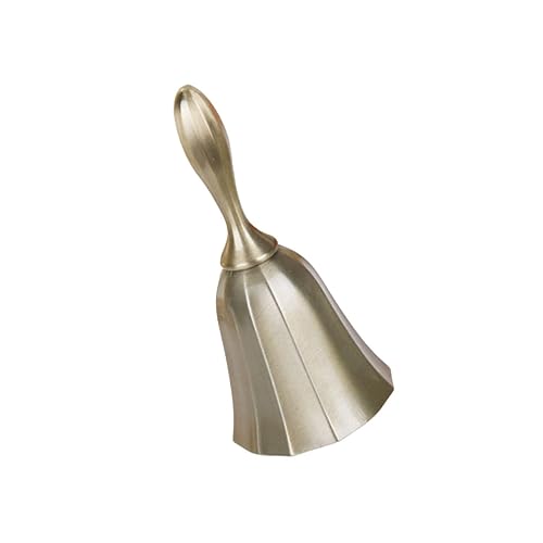 Operitacx Retro Hand Bell Table Bell for Restaurant Bar Hotel Dinner Elegant Design