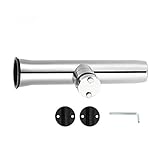La abrazadera se ajusta a cualquier riel 3/4 ", 7/8" 1 '' o 1 1/4 "OD