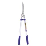 高儀(Takagi) 軽量ステンレス 芝生刈込鋏 長刃タイプ 165mm 角度付で地面に手が当たらない クッションゴムで衝撃吸収 剪定 枝切りバサミ 植木 草刈りハサミ