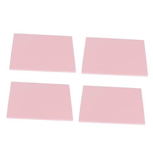 MUELODSIC DIY Craft Engraving Stamps 4 Pack Professional Rubber Blocks Home School DIY Supplies