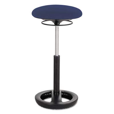 Image of Safco Twixt Active Movement Seating Chair, Ergonomic Support, Extended Height, Blue Mesh