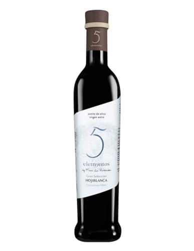 Finca La Pontezuela - 5 Elementos | Aceite de Oliva Virgen Extra Gran Selección Variedad Hojiblanca - Botella de vidrio 500 ml.