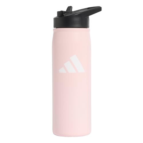Gourde adidas en métal rose sable idéale pour le yoga et le bureau 600ml