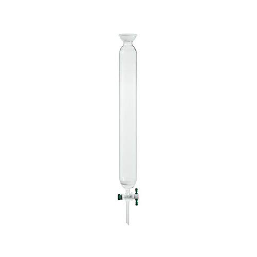 Chemglass CG-1199-36, Chromatography Column with Coarse Fritted Disc and 4mm PTFE Stopcock, 50/30 Joint, 2.5" Inside Diameter, 24" Length