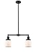 Innovations 209-OB-G51-LED 2 Light Vintage Dimmable LED Chandelier, Oil Rubbed Bronze