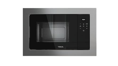 TEKA Microondas Integrable con Grill, Control Táctil, Apertura Izquierda, Capacidad 20 L, Acero...