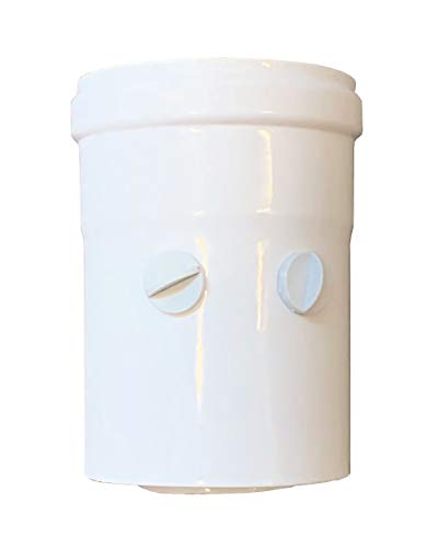 TTulpe TTAFCVSx Pieza de conexión concéntrica Vertical Puntos de medición para el C-Meister 13, Blanco Cover