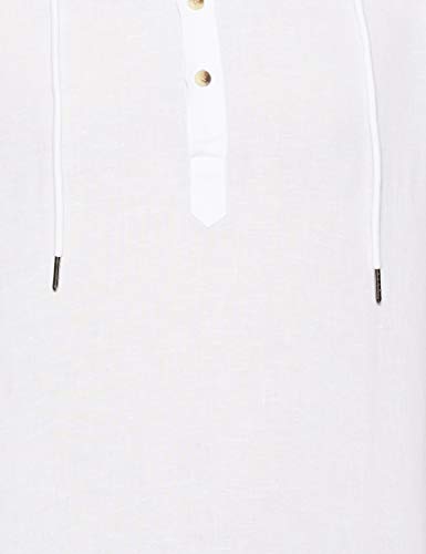Image of Amazon Brand - INKAST Men's Solid Slim Casual Shirt (SS20-INK-COTLIN-HD-01 White 2XL)