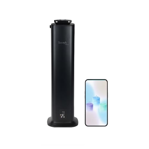 Image of STARQ Lux Tower Luxury Smart Air Scent Diffuser Waterless Aroma Machine App Control Cold Atomization Ultra Quiet No Heat for Home & Office Includes Complimentary 300ml Starter Perfume
