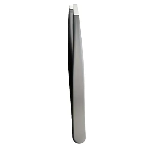 1pc High-Precision Ultra-Thin Flat Head Eyebrow Tweezers, Men's Beard Remover, Women's Brow Grooming Tool