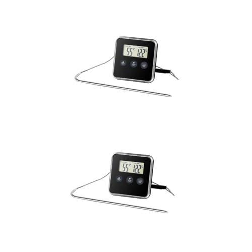 Timer per la temperatura della cucina: per adattarsi all'ambiente della cucina, c'è un magnete, un foro per appendere e un stoccaggio il monitor; è possibile posizionarlo in diverse situazioni. è un indispensabile per ogni cucina. timer per la temperatura