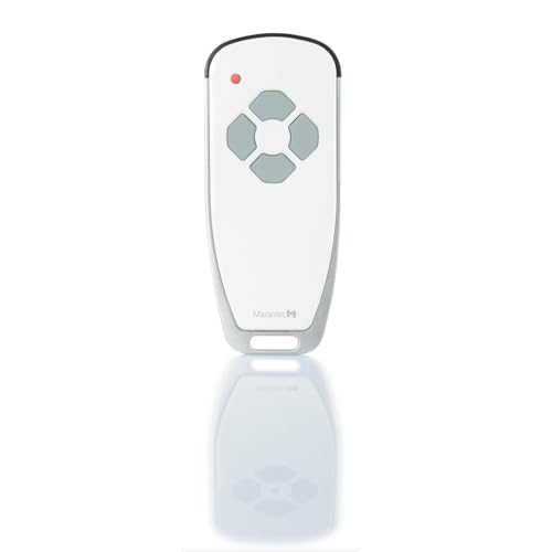 Marantec Digital 564 Handsender 868 MHz 4-Kanal Funk-Fernbedienung/Garagenöffner für Marantec Garagentorantriebe Weiß