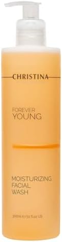 -CHRISTINA- Forever Young Moisturizing Face Wash - 300ml - Gentle Cleansing Botanical Based Facial Cleanser - Suitable for Combination, Normal and Oily Skin Types