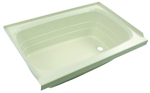 Lippert Replacement 24" x 36" Parchment Bathtub with Right Drain, Scratch-Resistant ABS Acrylic for RVs, Travel Trailers, 5th Wheels, Motorhomes - P2436RHSPK by Lippert Components - Image 4