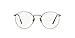 RX8247V Round Eyeglass Frames, Demigloss Gunmetal/Demo Lens, 47 mm