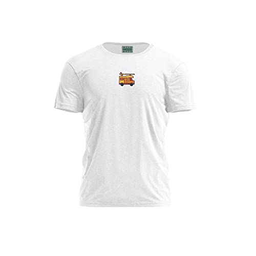 T-Shirt Homme Blanc Butswi-101762 S coupe ajustée anti-déformation