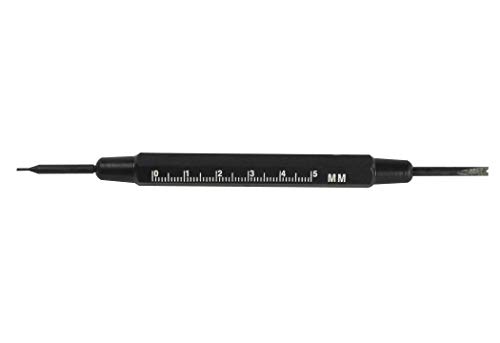 SE 6-Inch Professional Watch Spring Bar Tool with Measurement Scales - JT620