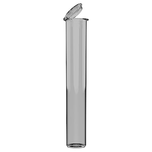Image of Dragon Chewer 116mm CR Plastic Packaging Pop Top Tubes - Child Resistant Travel Holder Vial Containers - 500 qty (Smoke)