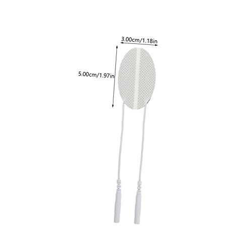 Patches de massage Healvian électrostimulation | 50 coussinets silicone réutilisables auto-adhésifs - 6