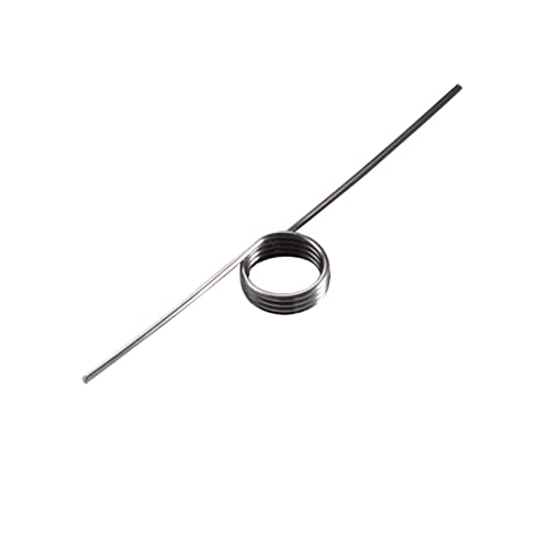Resorte de torsión mecánico de acero con resorte de 10 Uds., diámetro de alambre de 0,7mm, diámetro exterior de 8mm, longitud del brazo de 28mm(0.7x8mm-6 Turns - 180°)