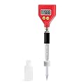 Lckiioy Kit di Misura PH-metro con Elettrodo in Vetro Punta PH-metro con Elettrodo di Vetro Misurazione PH-98108 PH-metro per//Formaggio/Latte/Pavimento PH Intervallo di Test 0,00-14,00 PH
